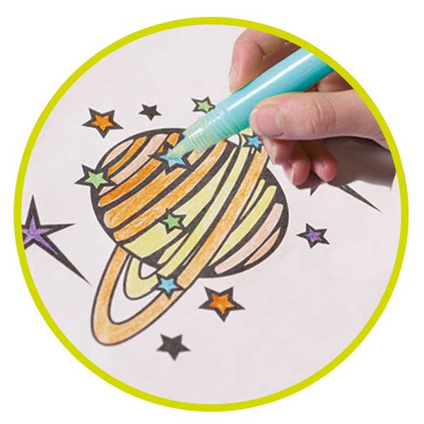 Glow-In-The-Dark Colour Pens