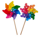 Rainbow  Spotted Flower Pinwheel