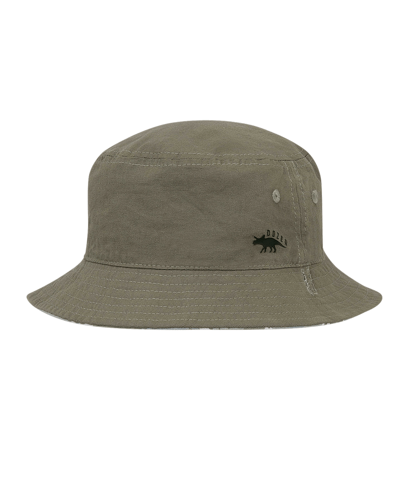 Dozer Camo Boys Bucket Hat - Clifton