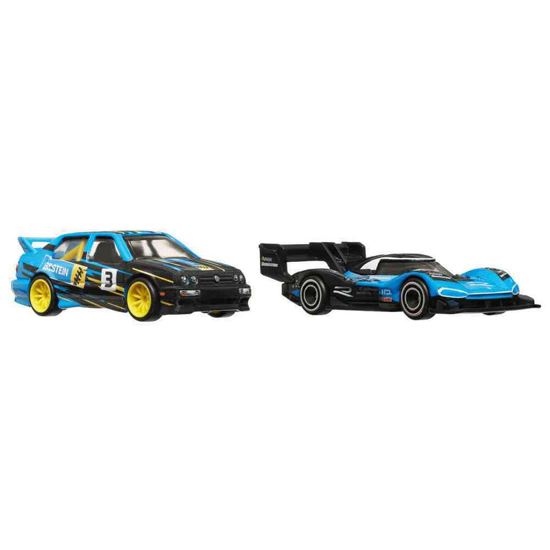 Hot Wheels Premium Car Culture 2 Pack Volkswagen Jetta MK3 / Volkswagen ID R