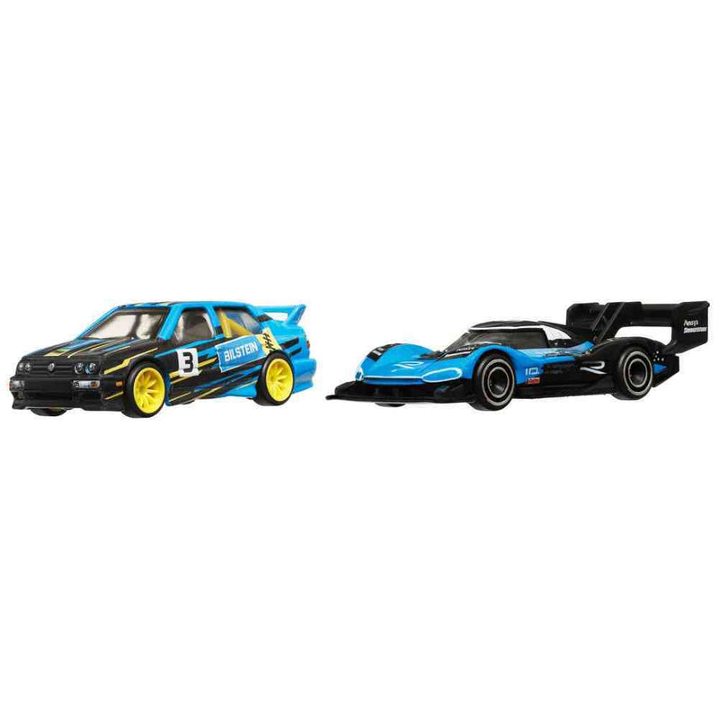 Hot Wheels Premium Car Culture 2 Pack Volkswagen Jetta MK3 / Volkswagen ID R