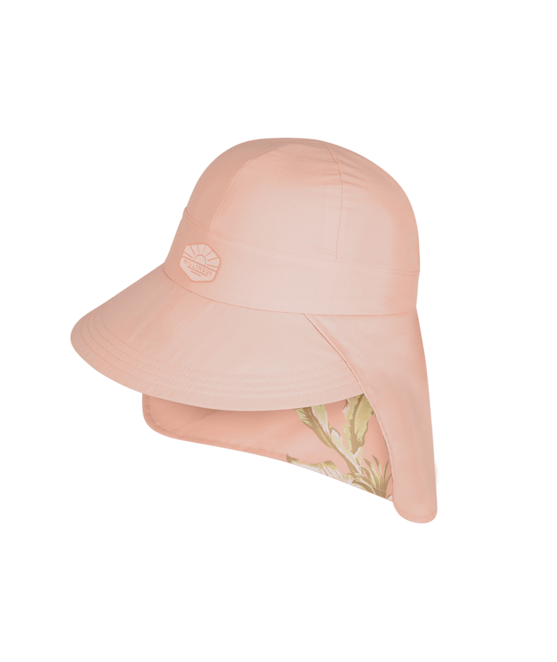 Millymook - Girls Dusty Pink Legionnaire Sunhat - Bingie