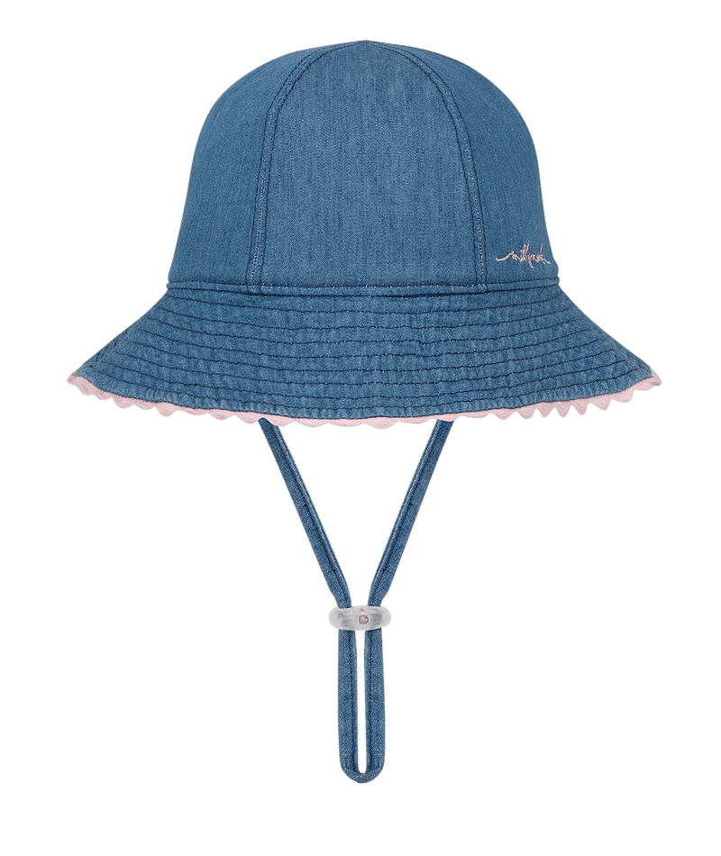 Millymook - Baby Girls Chambray Sunhat - Ceduna