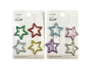 4pcs Hair Clip - 3cm - Star Shape Rainbow