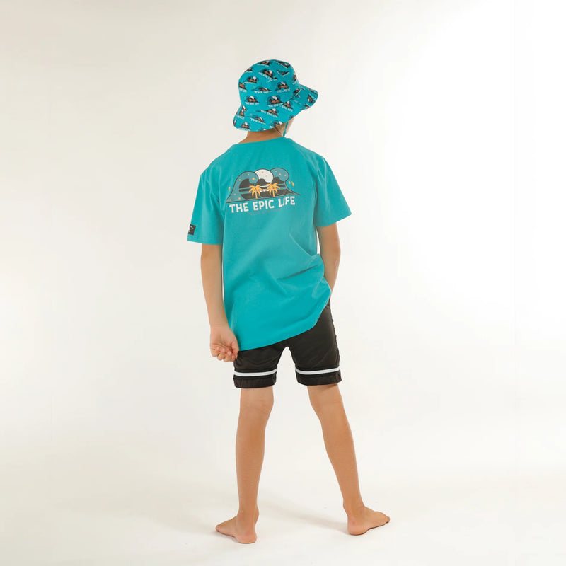 Hello Stranger | Boys Epic Life Tee - Seafoam