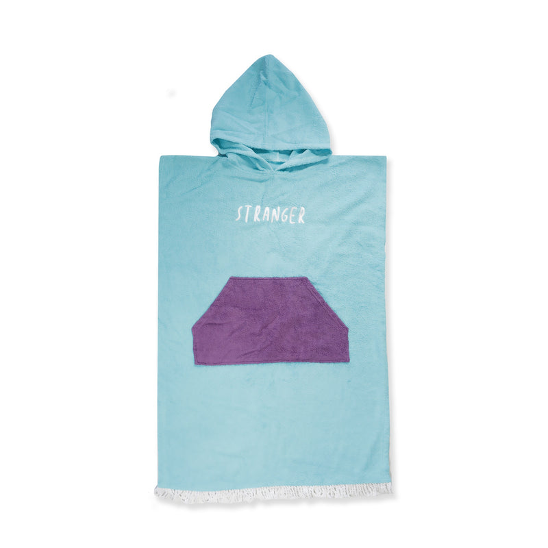 Hello Stranger | Poncho Towel - Turquoise - Purple