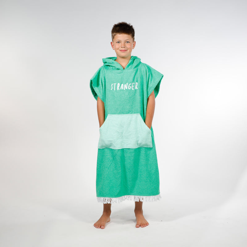 Hello Stranger | Poncho Towel - Green - Mint Green