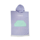 Hello Stranger | Poncho Towel - Light Purple- Mint