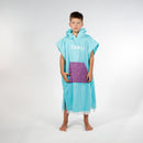 Hello Stranger | Poncho Towel - Turquoise - Purple