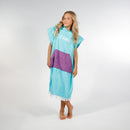 Hello Stranger | Poncho Towel - Turquoise - Purple