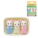Sylvanian Families Marshmellow Mouse Triplets