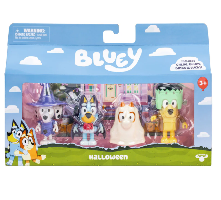 Bluey Figures - Asstd 4 Packs