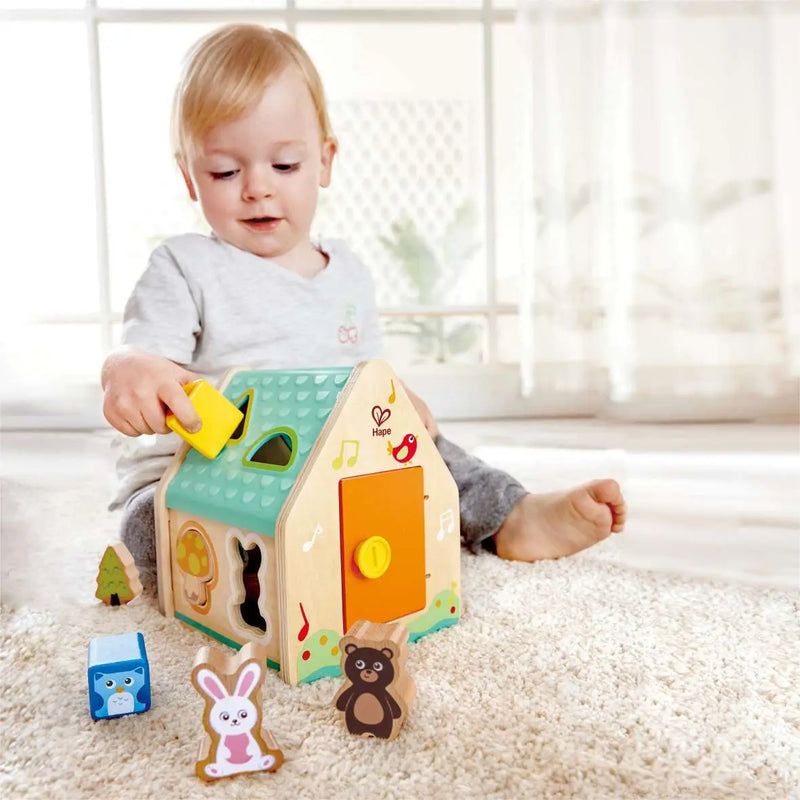 Hape |  Critter House Shape Sorter
