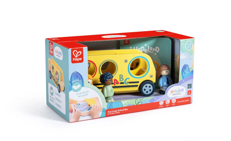 Hape Land The Lively School Bus