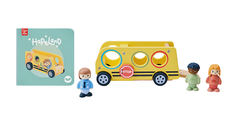Hape Land The Lively School Bus