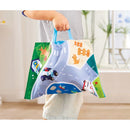 Hape | Pull-Back Plush Car Set