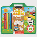 Kaleidoscope: Lap Desk Colouring Set - Farm RRP $27.99