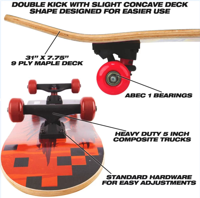 Tony Hawk 31" Popsicle Skateboard Series 1 - Hawk Claw
