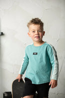 Cracked Soda | Kids Huck L/S Tee-Wasabi