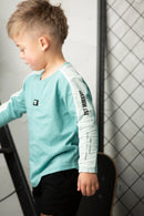 Cracked Soda | Kids Huck L/S Tee-Wasabi