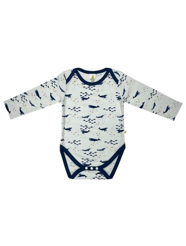 Imababy | Long Sleeve Bodysuit - Whale