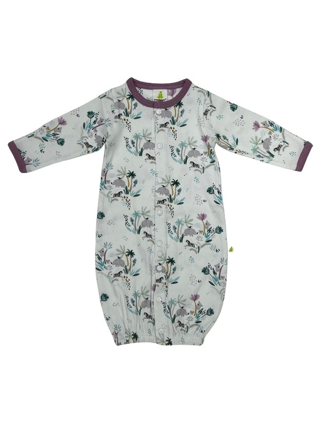 Imababywear | Baby Girls Convertible Sleepsuit - Madagascar 2 in 1