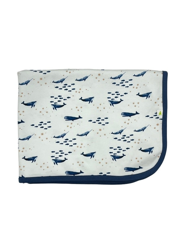 Imababywear | Receiving Blanket - Whale