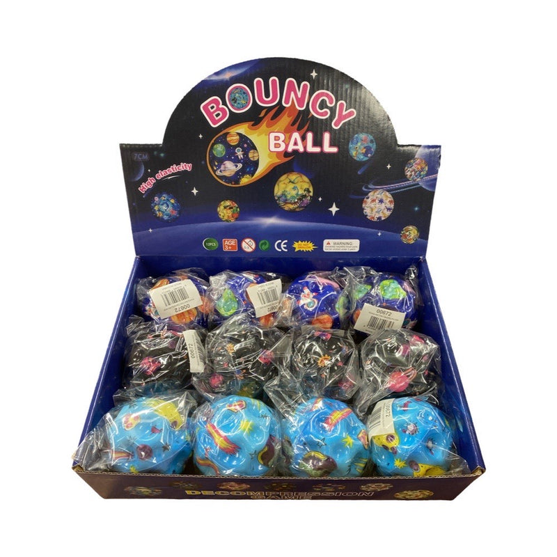 Planet Super Hi Bounce Ball Pu 7cm - Asst Colour