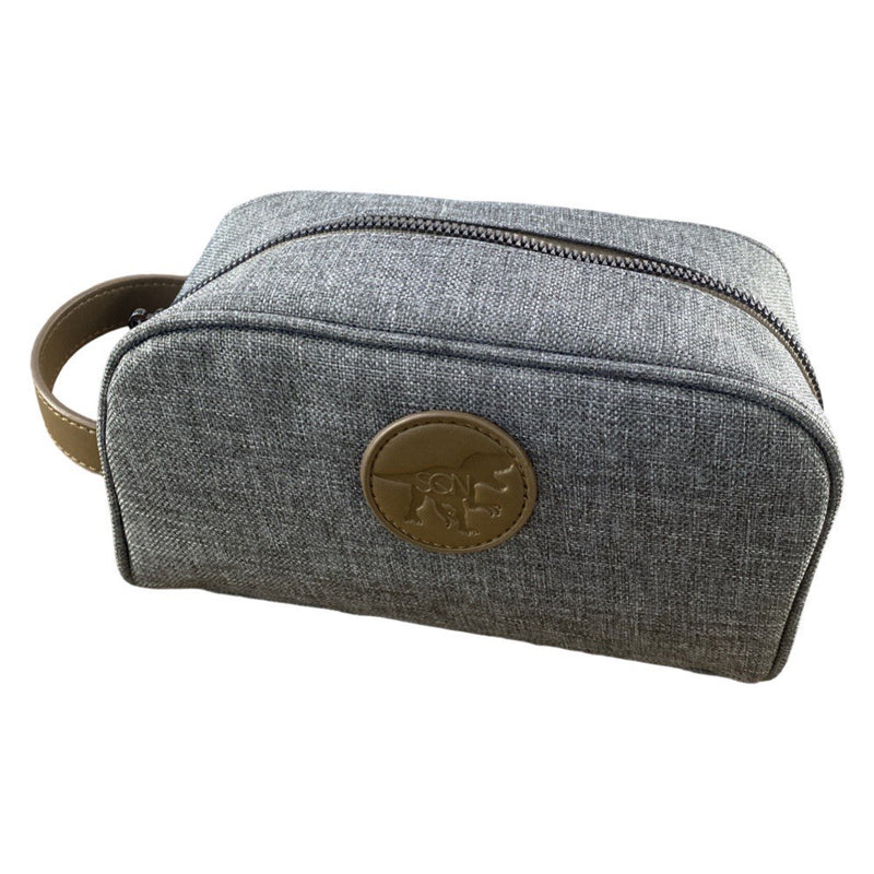 SQN  | Boys Toiletries  Bag - Titanium T Rex