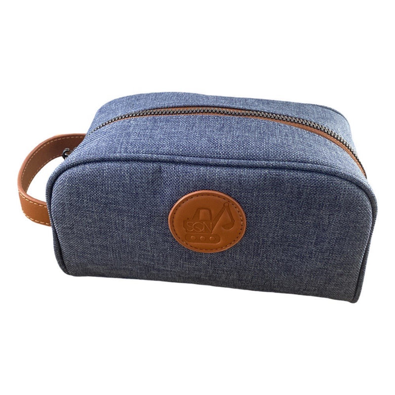 SQN Boys Toiletries  Bag - Denim Digger