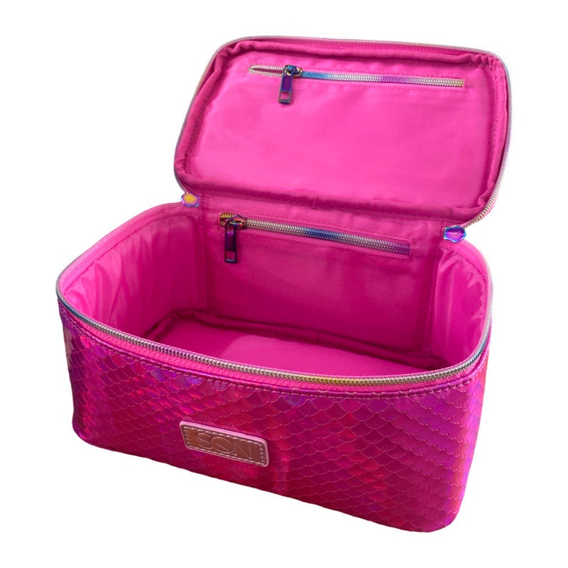 SQN  kids |  Toilet Bag - Shiny Pink Mermaid