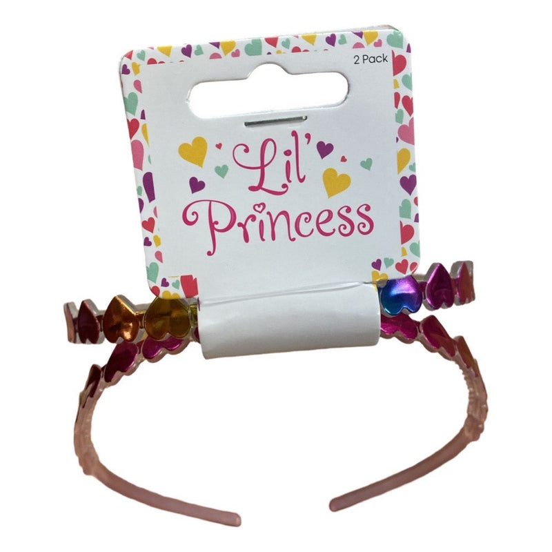 Lil Princess Rainbow Heart Headband