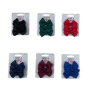 Just 4 You | School Hair Acc-Clip Bows 3pk