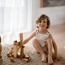 QTOYS | Short Tall Knob Puzzle Blocks & Construction