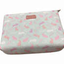SQN  kids |  Square Zip Toilet Bag - Hunny Bunny Medium