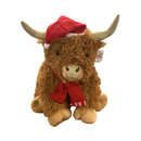 Hamish the Highland Cow Christmas Tan 42cm