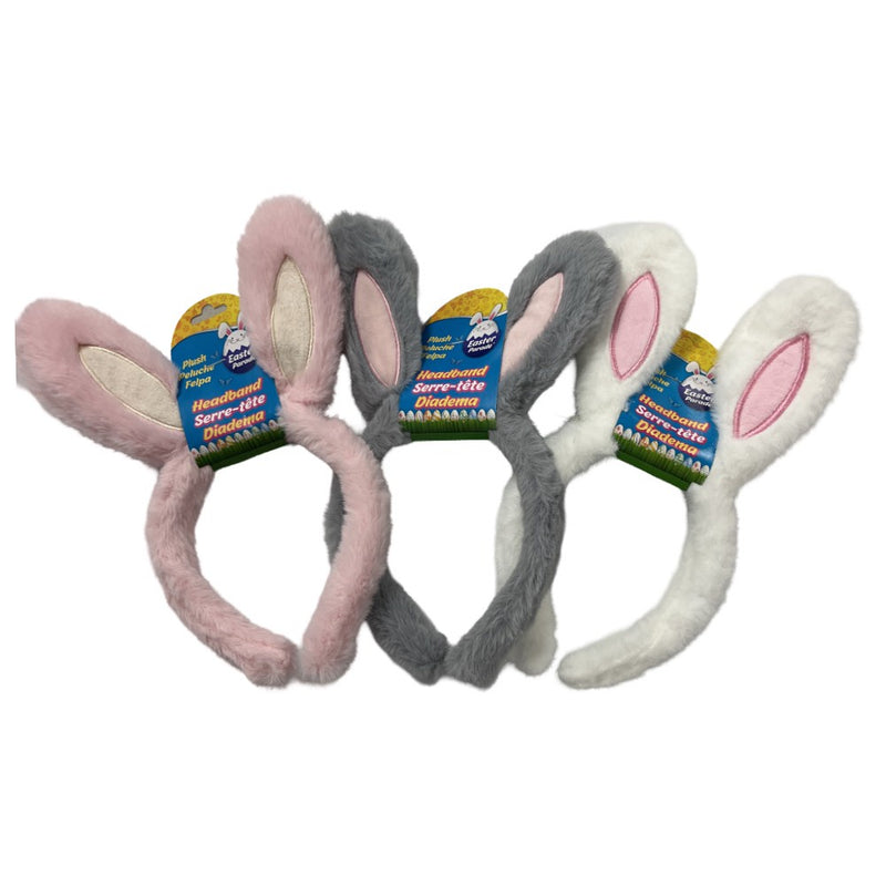 Plush Easter Bunny Ears Headband