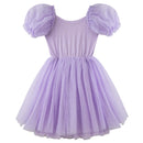 Designer Kidz | Eloise Puff Sleeve Dress - Lilac