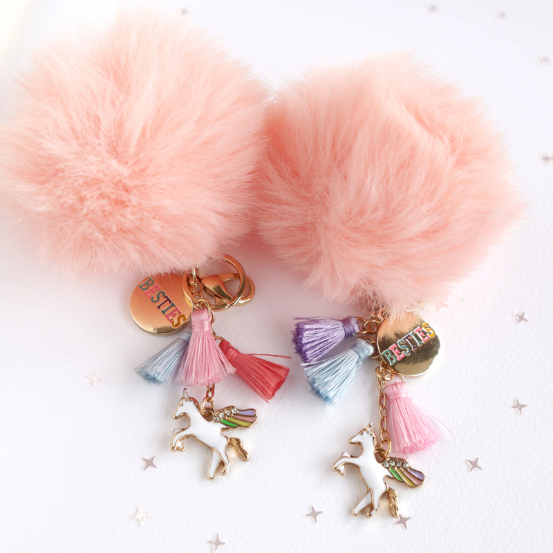 Lauren Hinkley | BFF Pom Pom Keyring Set - Assorted