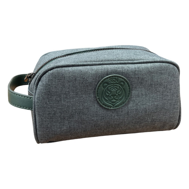 SQN Boys Toiletries  Bag -  Grey Tiger Spruce