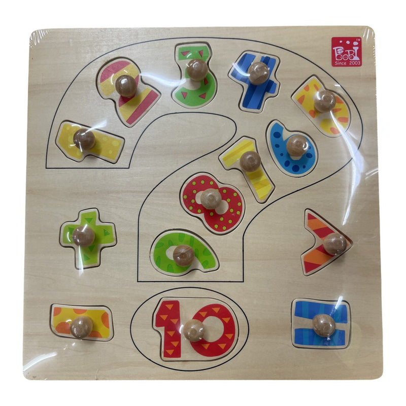 Bobi Toys | Wooden Numbers puzzle 1-10