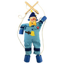 Wooden Marionette Clown Puppet