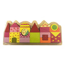 Little House Building Blocks 24pcs - Pink  RRP $24.99  SPECIAL