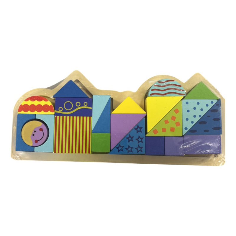 Little House Building Blocks - Blue