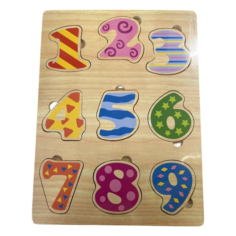 Wooden Numbers Puzzle 1-9