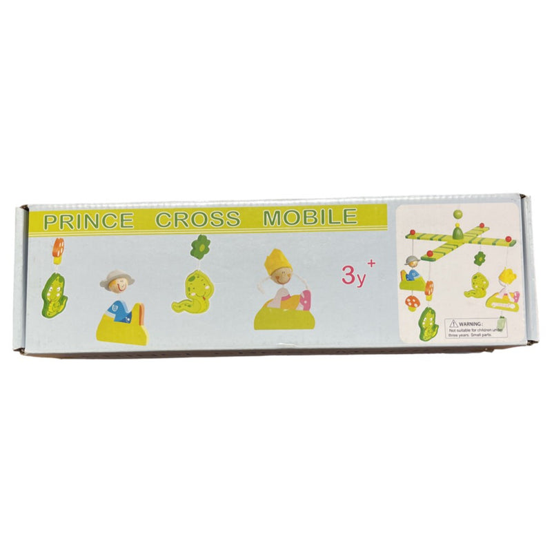 Wooden My  Prince Cross Mobile