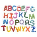 Bright Coloured Wooden Magnetic A-Z