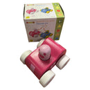 Wooden Squeaky Car - Pink