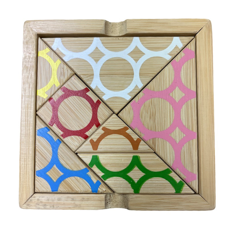 Bamboo Wood Tangram