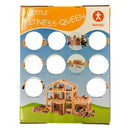 Dollhouse Fitness Room Scale 1:13 Wooden Toy (Fitness Queen)